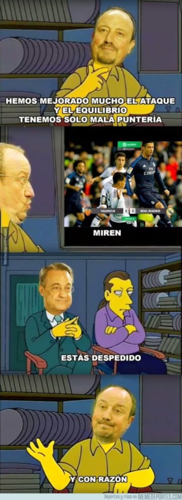 Los memes sobre la destitución de Rafa Benítez