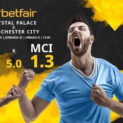 Crystal Palace vs. Manchester City: horario, TV, estadísticas, clasificación y pronósticos