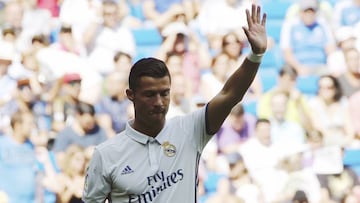 Cristiano Ronaldo con el Real Madrid