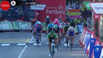 El 'hachazo' de Roglic para ganar la etapa y ponerse l¨ªder que ha hecho alucinar a Contador
