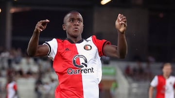 Luis Fernando Sinisterra, delantero del Feyenoord 