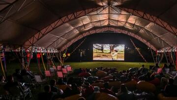 Cinemateca al parque en Bogotá