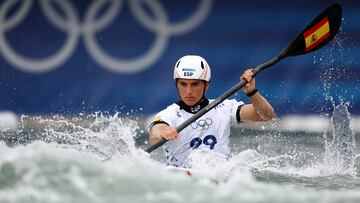 Maialen Chourraut, en el canal de Vaires-sur-Marne.
