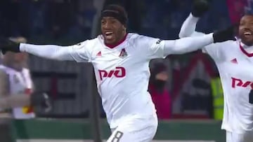 Farfán se viste de héroe y da la victoria al Lokomotiv en el 93'