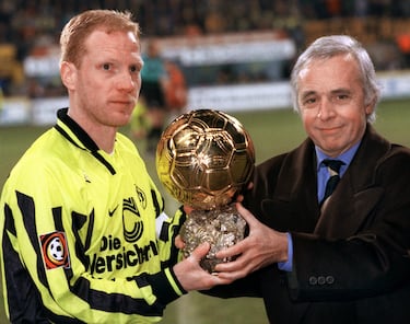El ganador del Balón de Oro del año 1996 fue Matthias Sammer. En dicho año, fue la pieza clave en el centro del campo para levantar, con el Borussia Dortmund, la Bundesliga y la Supercopa y, con Alemania, la Eurocopa.