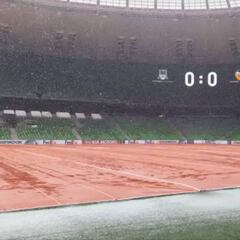 Así se encuentra el estadio del Krasnodar antes del partido contra el Valencia