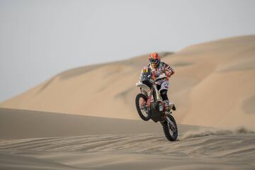 El Dakar a su etapa de Pisco a Marcona, Perú.