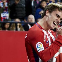 Griezmann: en el Pizjuán vivió su primera gran noche de 2018