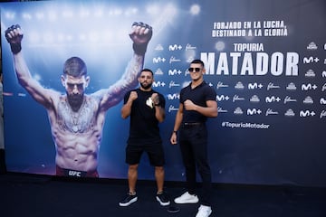 Vinicius, Carvajal y Courtois, protagonistas en la alfombra roja de la película de Ilia Topuria