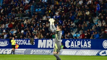 Andrés, portero de la Ponferradina.