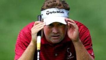 <b>THE INTERNATIONAL. </b>Mathias Gronberg, primer líder del torneo con dos golpes de ventaja.