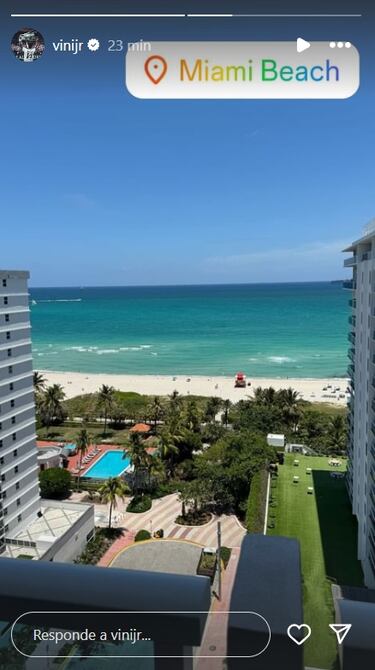 Vinicius recarga pilas en Miami mientras espera a la Copa Am¨¦rica