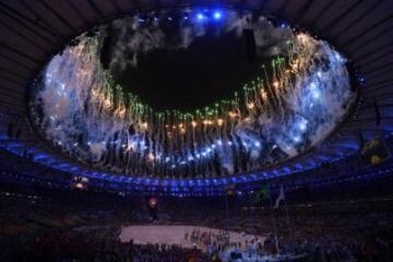 Riveros lideró a Chile en la ceremonia de Clausura