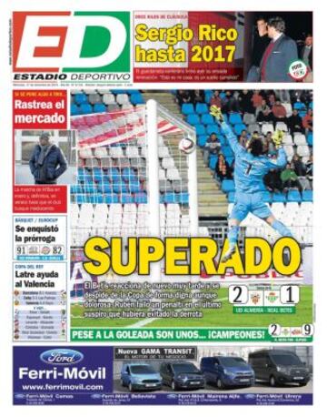 Portadas de la prensa deportiva