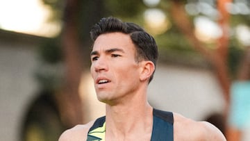 El atleta español Adel Mechaal, durante una carrera.