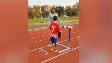 El gran gesto de Griezmann con un niño discapacitado de 9 años