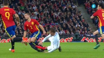 Feas entradas de Vardy a Azpilicueta y Carvajal a Rose