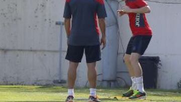 Carlos Clerc entrenando en solitario