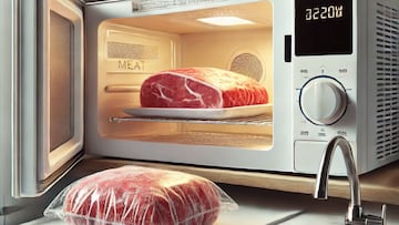 Thawing meat | AI image