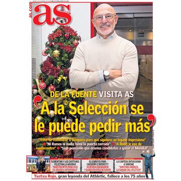 Las portadas de AS de diciembre