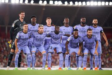 Once inicial del Real Madrid