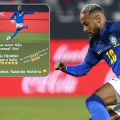 Neymar laughs off weight criticism after Brazil victory