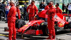 El Ferrari SF1000 de Sebastian Vettel. Spa-Francorchamps, B&eacute;lgica. F1 2020.