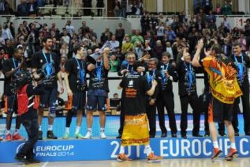 La celebración del Valencia Basket en imágenes