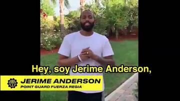 Jerime Anderson y su mensaje a la afición de Fuerza Regia