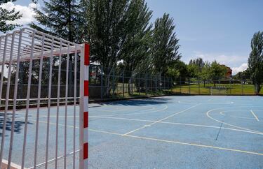Pista de f¨²tbol de la urbanizaci¨®n Villafranca del Castillo.