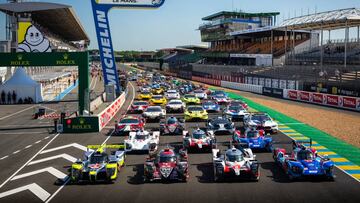 AUTO - TEST DAY 24 HEURES DU MANS 2019
Group photo with all the cars, 08 ALONSO Fernando (spa), BUEMI Sebastien (che), NAKAJIMA Kazuki (jpn), HARTLEY Brendon (NZL), CONWAY Mike (gbr) Toyota TS050 hybrid lmp1 team Toyota Gazoo racing, 01 LOTTERER Andre