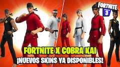 Fortnite x Cobra Kai: nuevos skins basados en la serie ya disponibles