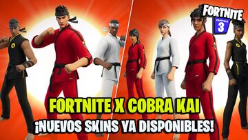 Fortnite x Cobra Kai: nuevos skins basados en la serie ya disponibles