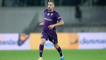 Franck Ribery of ACF Fiorentina during the Italian championship Serie A football match between Fiorentina and Lecce on November 30, 2019 at Stadio Artemio Franchi in Florence, Italy - Photo Luca Pagliaricci / Sportphoto24 / DPPI
30/11/2019 ONLY FOR U