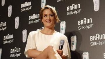 <b>CAMBIO DE AIRES. </b>Mireia Belmonte, en un reciente acto de Braun.