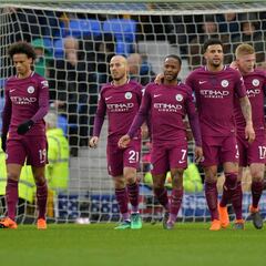 El City arrolla al Everton y mete miedo en la Champions