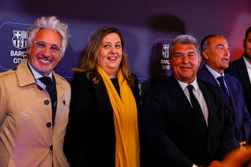 Laporta, en la presentación de 'Barça One'