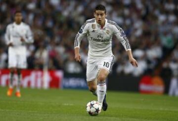 6. James Rodríguez, Colombia. 50 millones de euros.