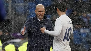 James Rodr&iacute;guez y Zinedine Zidane estuvieron dos temporadas juntos en el Real Madrid