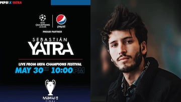 Yatra, Carlos Vives y Dimitri Vegas &amp; Like Mike, estar&aacute;n en el UEFA Champions Festival que llega a Madrid el 30 de mayo.