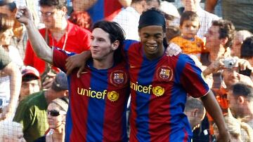 Ronaldinho: “Si Messi puede levantar un titulo más, estaré feliz por él”