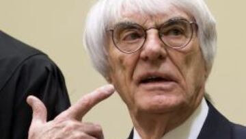 El patr&oacute;n de la F&oacute;rmula Uno, Bernie Ecclestone. EFE/Sven Hoppe, pool
 