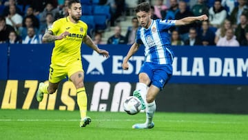 BARCELONA, SPAIN - NOVEMBER 09: Javi Puado of RCD Espanyol during spanish league, La Liga Santander, football match played between RCD Espanyol and Villarreal Club de Futbol at RCD Stadium on November 9, 2022 in Barcelona, Spain. (Photo By Marc Graupera Aloma/Europa Press via Getty Images)