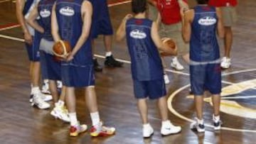 La Selección en un entrenamiento