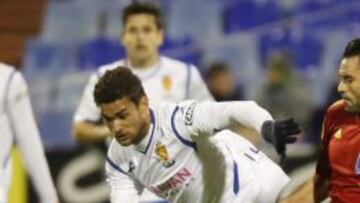 William José, en un partido con el Zaragoza.