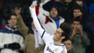 &iquest;&Uacute;LTIMO GOL DE BLANCO?. Kak&aacute; celebra el gol que le hizo al Ajax.