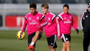 Lucas Silva y Odegaard llegaron al Madrid el pasado mes de enero.