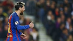 Messi now has the fourth most appearances in Barça history