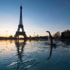 Así se entrena la apnea durante el invierno en París