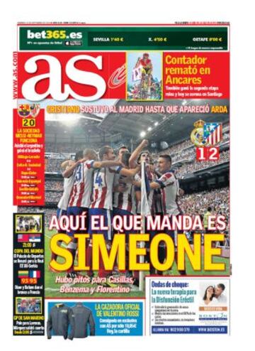 Las portadas de AS de septiembre